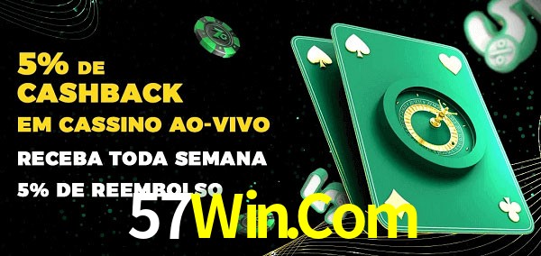 Promoções do cassino ao Vivo 57Win.Com
